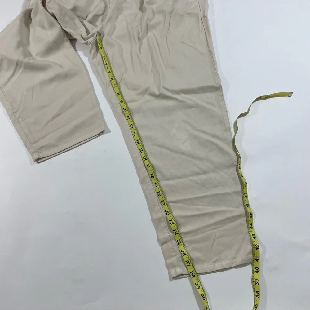 New Eileen Fisher Soft Twill Pleated Tapered Pant - Picture 8 of 10